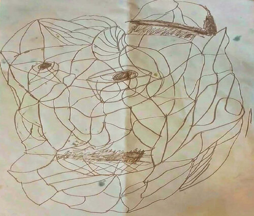 human figure by TAHA Mohamed BENNIS, Drawing for Sale on Singulart