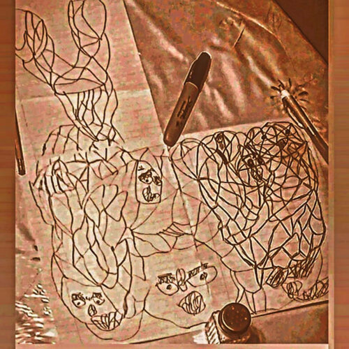Creativity to a form that reaches imagination to a reality von TAHA Mohamed BENNIS, Zeichnungen kaufen auf Singulart