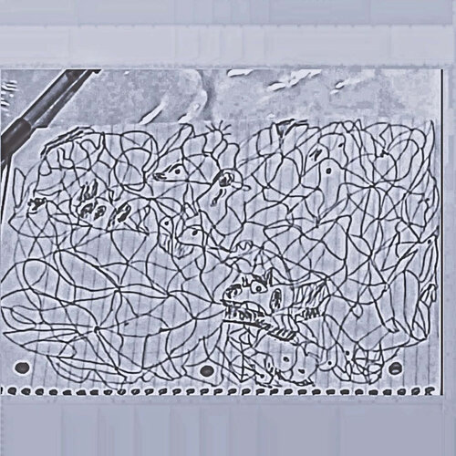 Complexity to fulfill the spaces to a landscape view by TAHA Mohamed BENNIS, 소묘 for Sale on Singulart