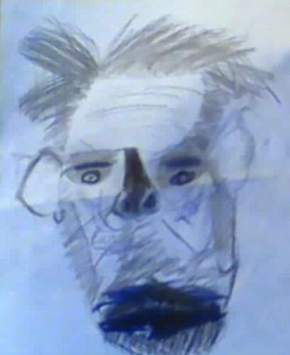 Stone age portrait di TAHA Mohamed BENNIS, Disegno in vendita su Singulart