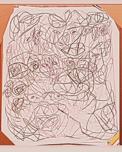 The vision to a real texture to a figure by TAHA Mohamed BENNIS, Work on Paper for Sale on Singulart