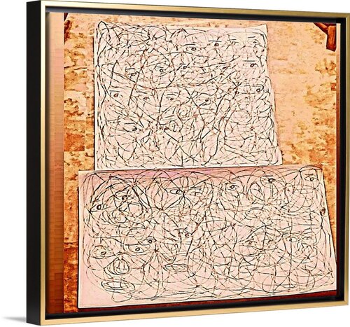 Semi abstract visualization art di TAHA Mohamed BENNIS, Opera su carta in vendita su Singulart