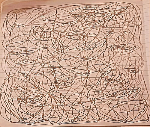 Dream of reality art semi-abstract by TAHA Mohamed BENNIS, Work on Paper for Sale on Singulart