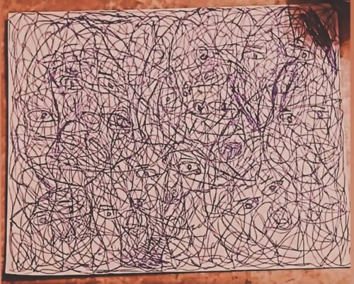 Creative maximalism by TAHA Mohamed BENNIS, Work on Paper for Sale on Singulart