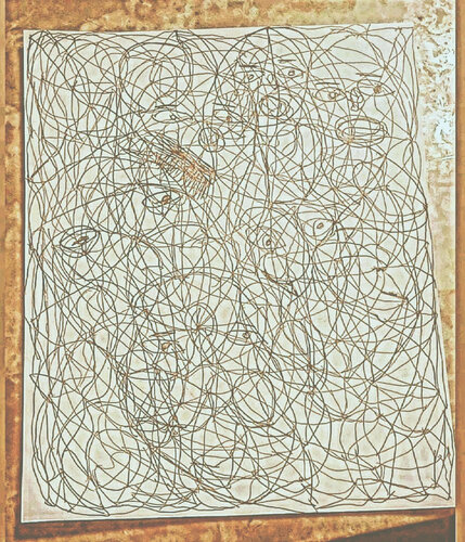 A close visualization that gives a figurative idea di TAHA Mohamed BENNIS, Opera su carta in vendita su Singulart