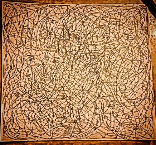 Dream of reality art semi-abstract 2 di TAHA Mohamed BENNIS, Opera su carta in vendita su Singulart