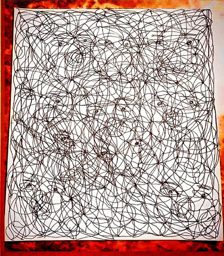 Deform from the figure to visualize the reality by TAHA Mohamed BENNIS, Work on Paper for Sale on Singulart