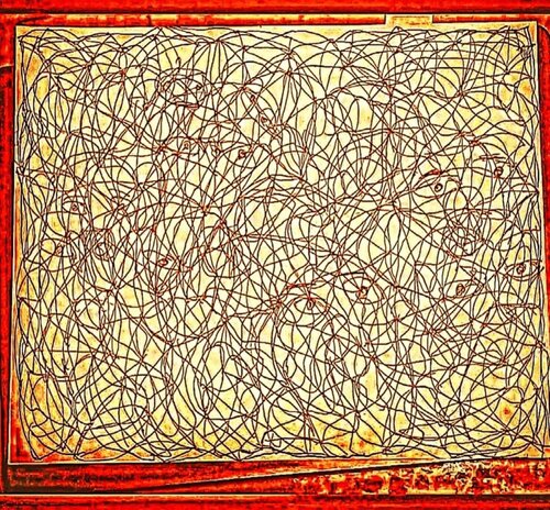 Maximalism figurative expressionism di TAHA Mohamed BENNIS, Opera su carta in vendita su Singulart