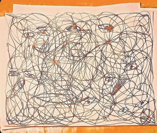 Optical illusion quality von TAHA Mohamed BENNIS, Werk auf Papier kaufen auf Singulart