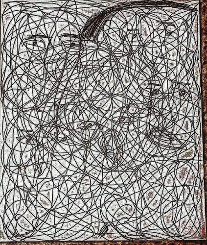 Overlapping visualization mind di TAHA Mohamed BENNIS, Opera su carta in vendita su Singulart