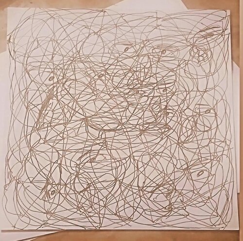 Piece of psychology art mood de TAHA Mohamed BENNIS, Obra en papel a la venta en Singulart