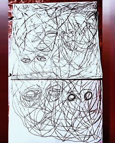 Dream of ghosts by TAHA Mohamed BENNIS, Work on Paper for Sale on Singulart