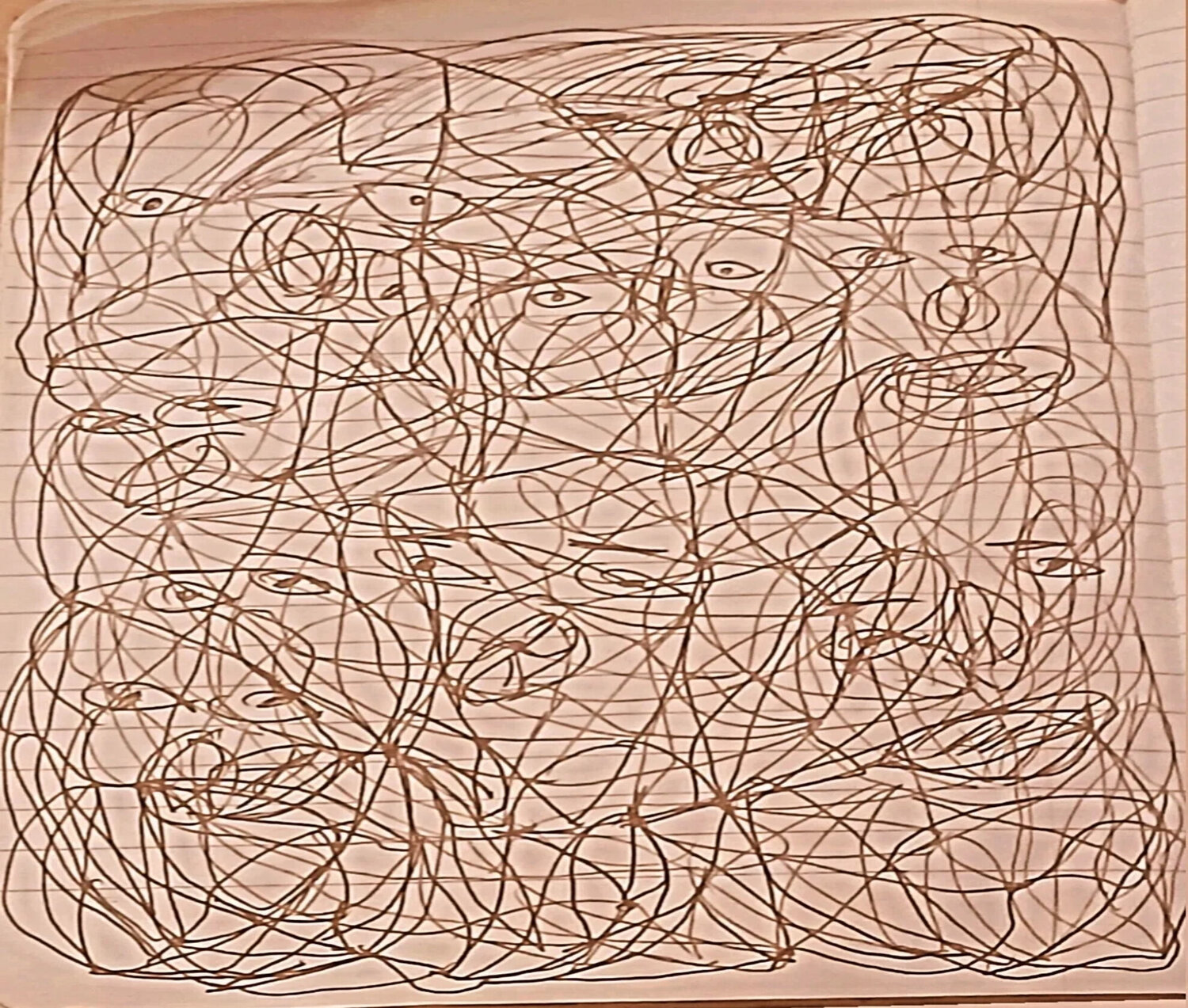 Dream of reality art semi-abstract TAHA Mohamed BENNIS Opera su carta in vendita