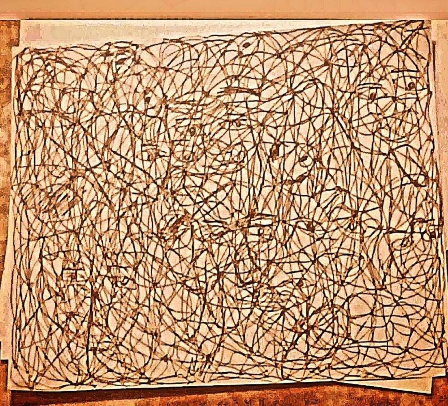 A deep thru deepness as a a hole full of figure TAHA Mohamed BENNIS Werk auf Papier zu verkaufen