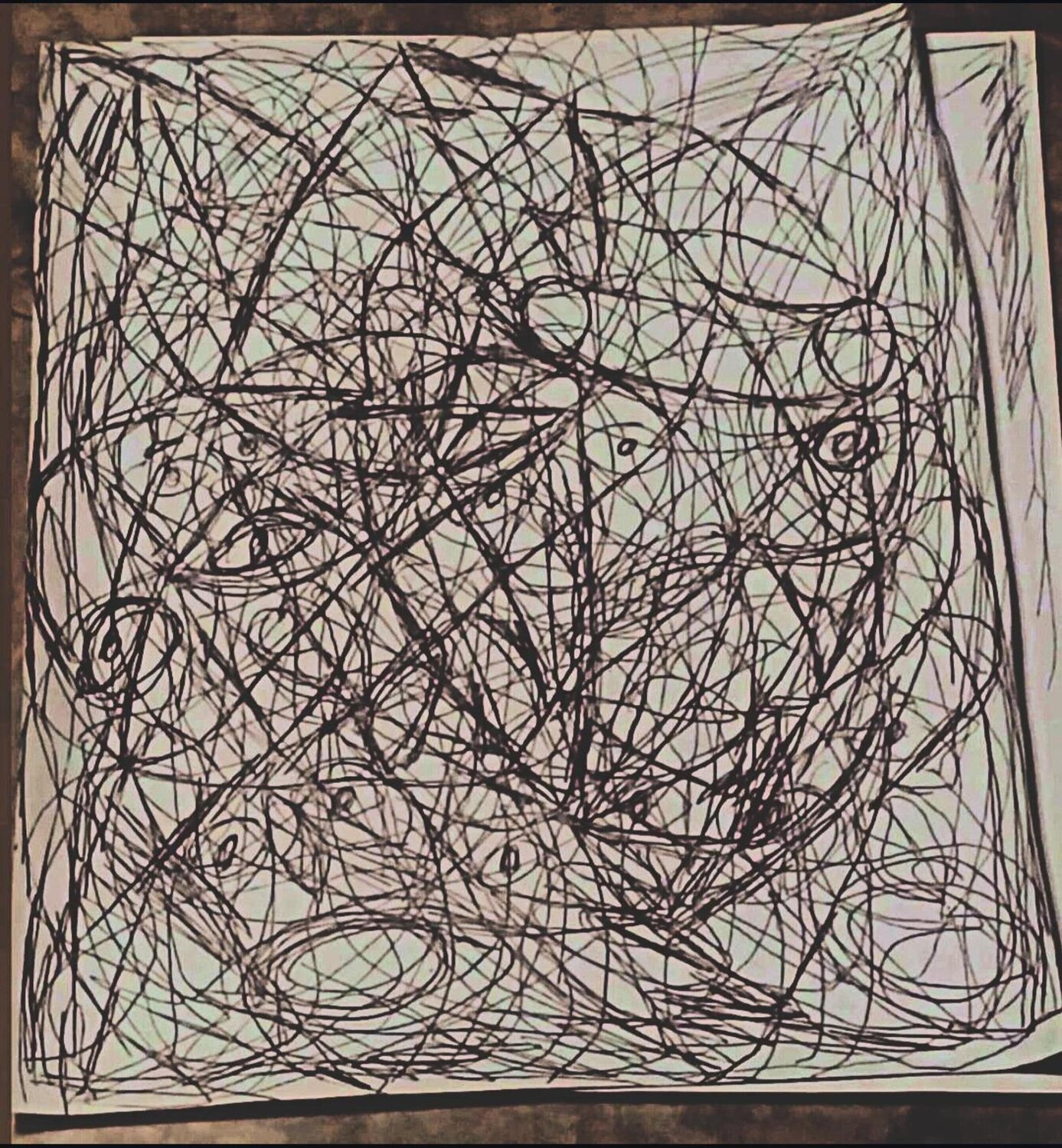 Creative figure over figurative creativity. TAHA Mohamed BENNIS Œuvre sur papier à vendre