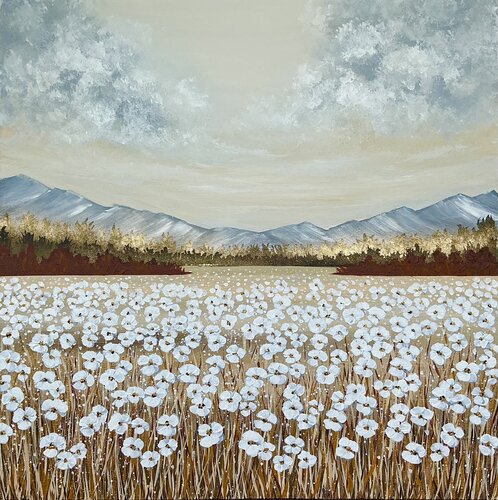 „Rural Scene“ #8 van Guranda Spillmann, Schilderij te koop op Singulart