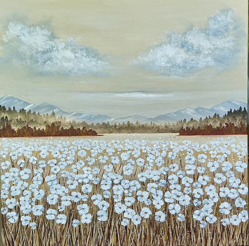 „Rural Scene“ #9 by Guranda Spillmann, Painting for Sale on Singulart