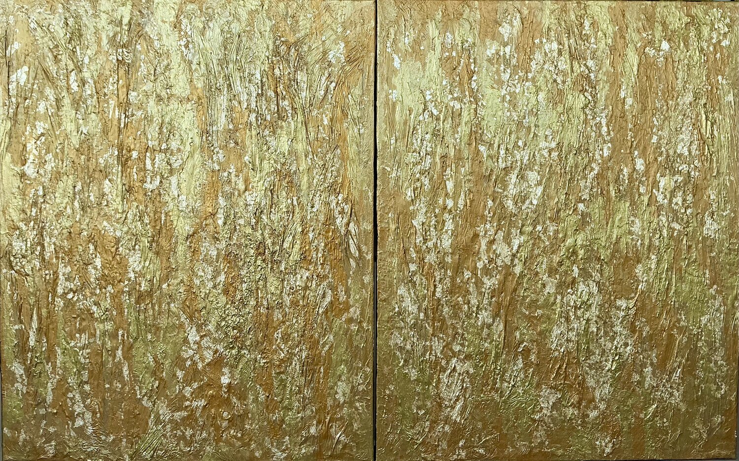 „Gold Refexion“ Diptych Guranda Spillmann