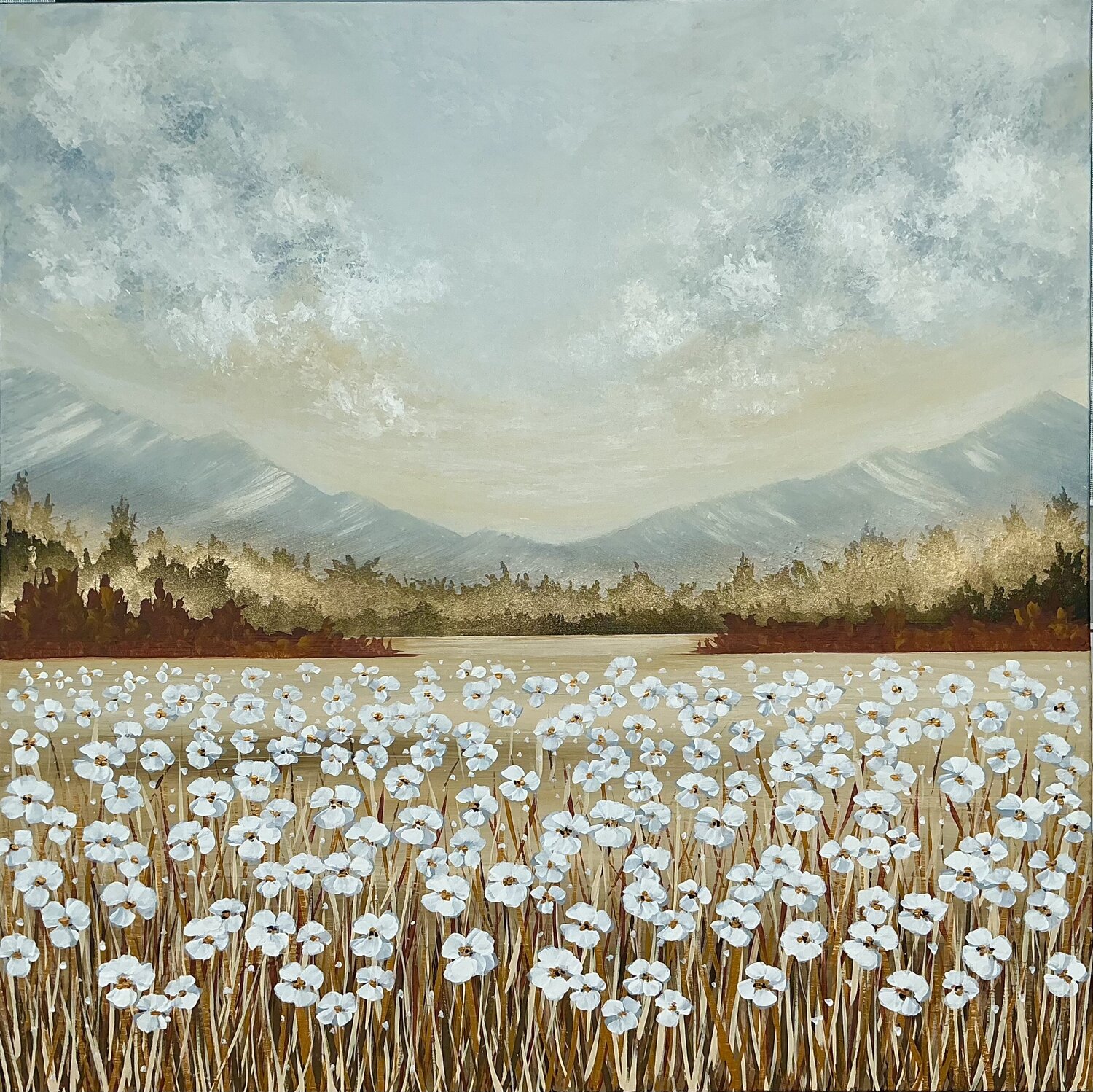 „Rural Scene“ ≠8 Guranda Spillmann Pintura original en venta