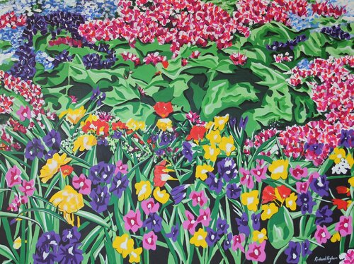 Spring flower bed 2 von Richard Higham, Malerei kaufen auf Singulart