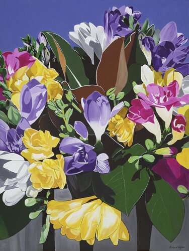 Freesias 4 von Richard Higham, Malerei kaufen auf Singulart