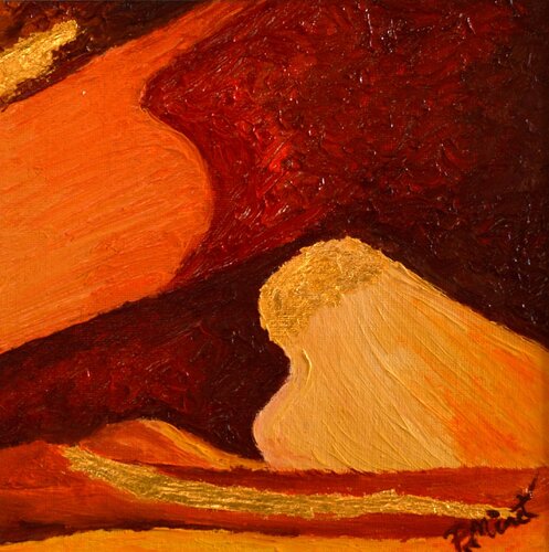 Dünen - Mini van PETRA MINET, Schilderij te koop op Singulart