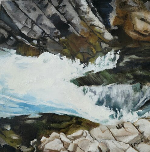 Wasser - Energie des Lebens IV von PETRA MINET, Malerei kaufen auf Singulart