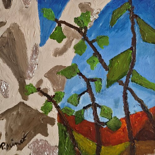 Herbst - Mini von PETRA MINET, Malerei kaufen auf Singulart