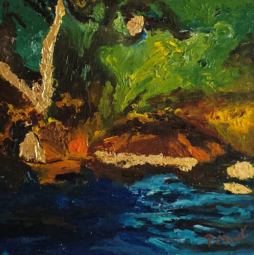 La cueva bonita - Mini von PETRA MINET, Malerei kaufen auf Singulart