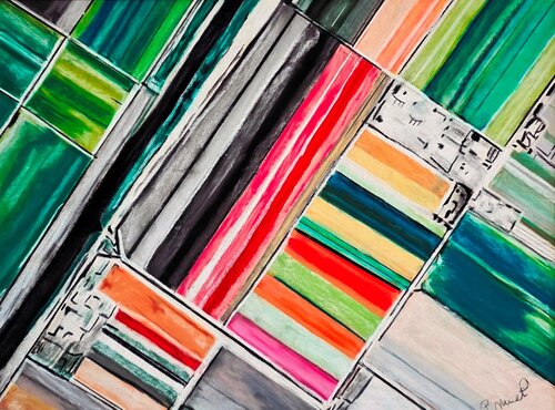 Schöne Welt von PETRA MINET, Malerei kaufen auf Singulart