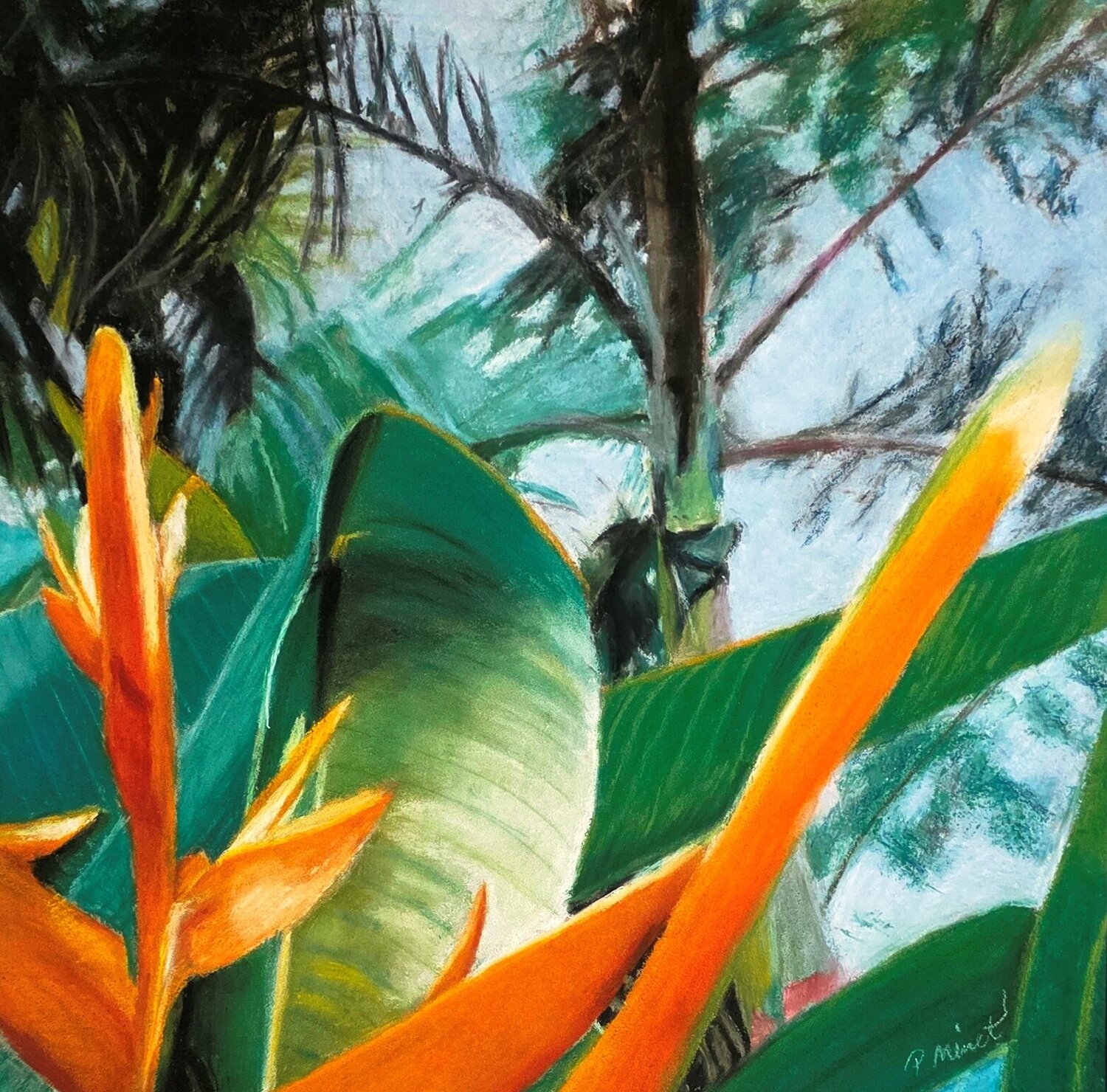 Yellow Tropical Flower PETRA MINET