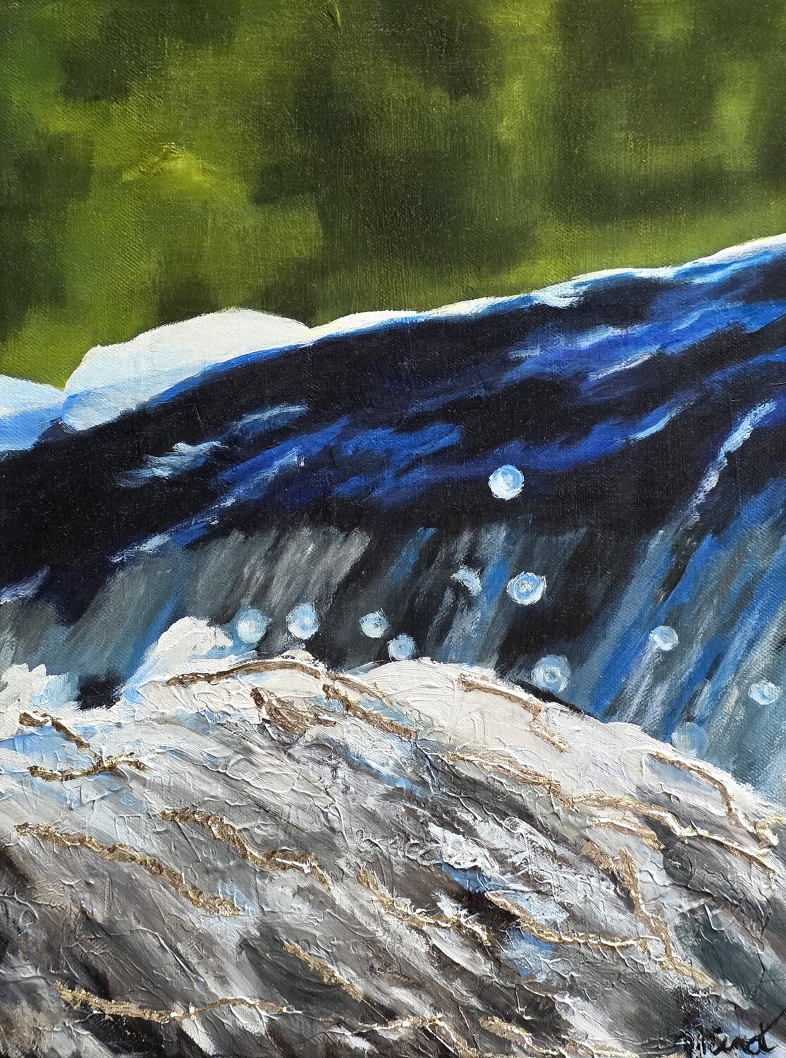 Wogendes Wasser III PETRA MINET