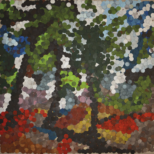 INNATURA, I miei tre alberi van Oscar Baccilieri, Schilderij te koop op Singulart