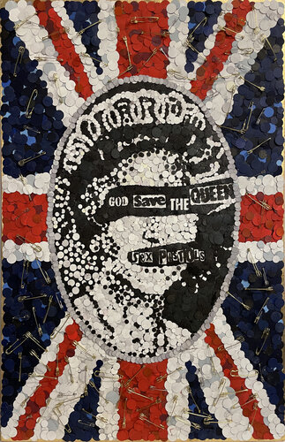 Evolution-Punk par Oscar Baccilieri, Peinture en vente sur Singulart