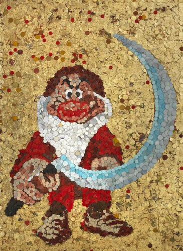 Nano-Nano la falce par Oscar Baccilieri, Peinture en vente sur Singulart