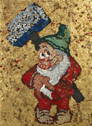 Nano-Nano il martello par Oscar Baccilieri, Peinture en vente sur Singulart