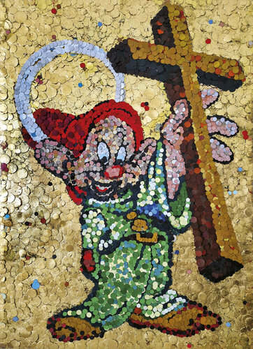 Nano-Nano la croce par Oscar Baccilieri, Peinture en vente sur Singulart