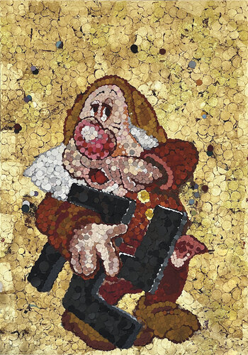 Nano-Nano la svastica di Oscar Baccilieri, Pittura in vendita su Singulart