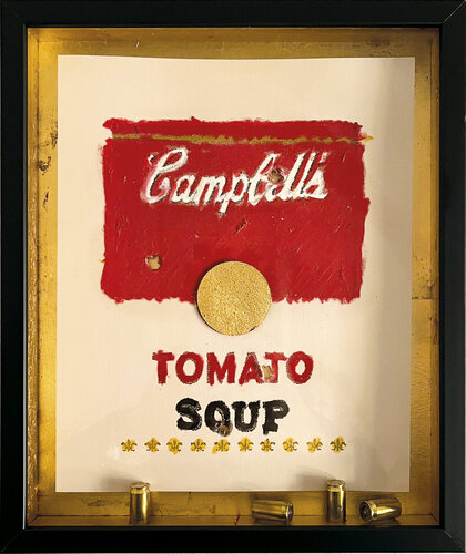 I want you - Cambell's tomato soup by Oscar Baccilieri, Painting for Sale on Singulart