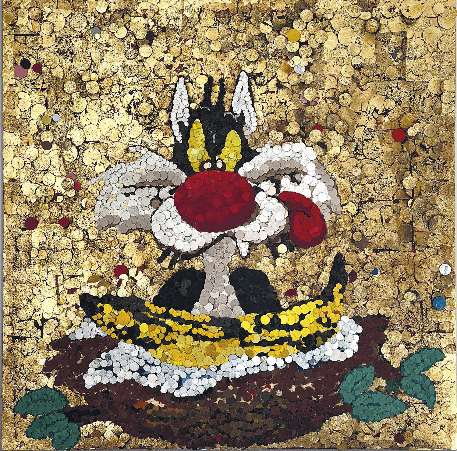 Ho, ho! Mi è semblato di vedele un gatto... Oscar Baccilieri Originalgemälde zu verkaufen