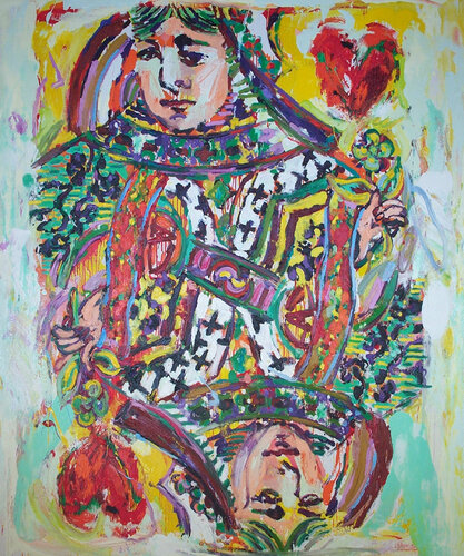 The English Queen of Hearts von thomas ackermann, Malerei kaufen auf Singulart