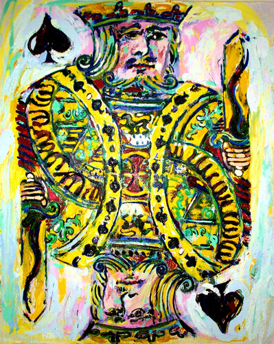 The English King of Spades von thomas ackermann, Malerei kaufen auf Singulart