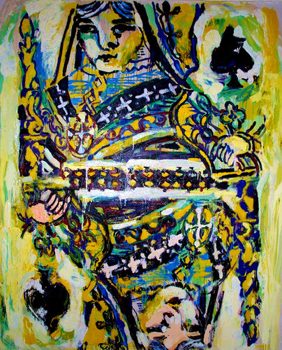 The English Queen of Spades von thomas ackermann, Malerei kaufen auf Singulart