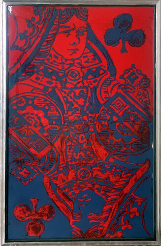 Purple / Magenta Queen van thomas ackermann, Schilderij te koop op Singulart