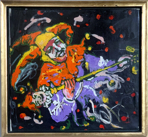 Carnival Jester von thomas ackermann, Malerei kaufen auf Singulart
