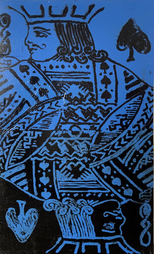 Black / Blue Jack van thomas ackermann, Schilderij te koop op Singulart
