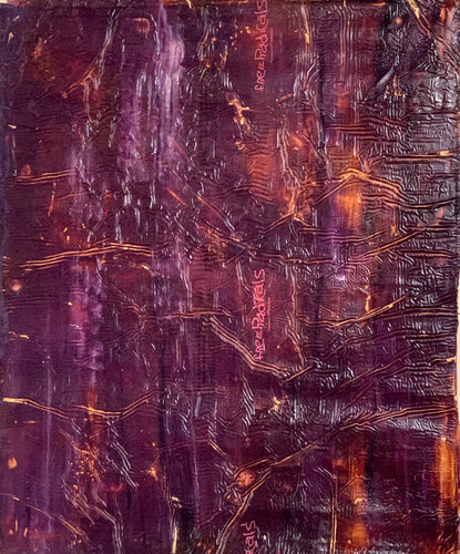 Alizarin  FREERADICAL van thomas ackermann, Schilderij te koop op Singulart