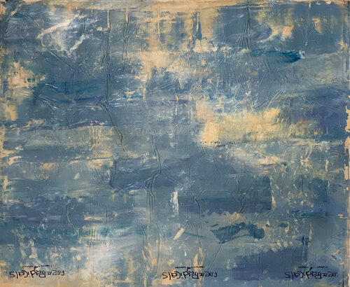 Ceurelian Blue FREERADICAL von thomas ackermann, Malerei kaufen auf Singulart