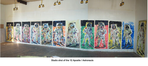 Studio Shot of the 12 Astronauts van thomas ackermann, Schilderij te koop op Singulart