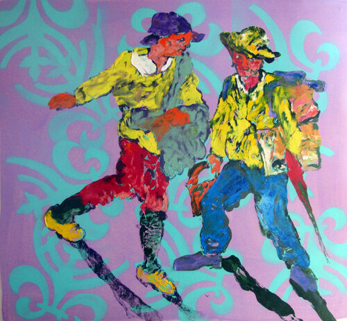 Millet’s Sower Punches Van Gogh von thomas ackermann, Malerei kaufen auf Singulart